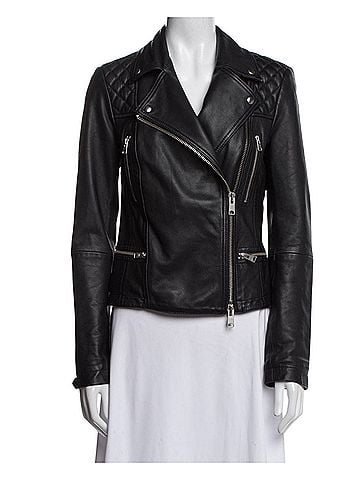 ALLSAINTS catch leather Leather Jacket (view 1)