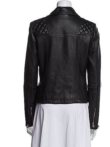 ALLSAINTS catch leather Leather Jacket (view 2)