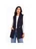Anthropologie 63% Polyester 34% Viscose 3% Elastane 100% Acetate Stripes Blue Burgundy Blazer Size XS - photo 4