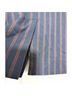 Anthropologie 63% Polyester 34% Viscose 3% Elastane 100% Acetate Stripes Blue Burgundy Blazer Size XS - photo 5