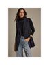 Anthropologie 63% Polyester 34% Viscose 3% Elastane 100% Acetate Stripes Blue Burgundy Blazer Size XS - photo 6