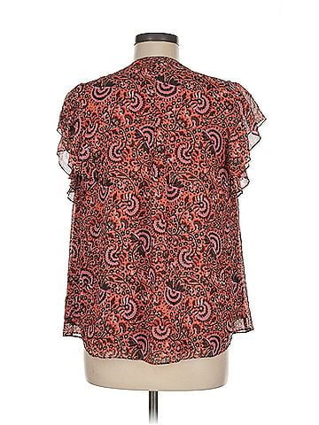 A.L.C. A.L.C. Short Sleeve Silk Top (view 2)