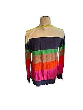 Splendid Colorful Striped Open Front Cardigan Cardigan (view 2)