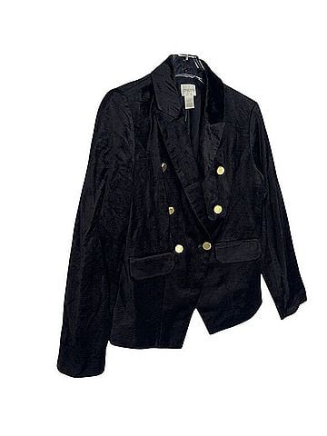 Chico's Velvet Military Jacket Blazer (view 2)