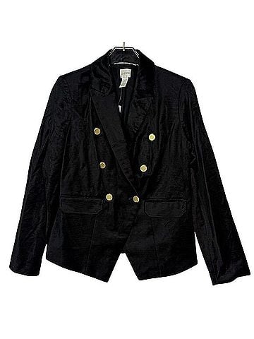 Chico's Velvet Military Jacket Blazer (view 1)