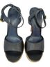 Tory Burch Black Wedges Size 7 1/2 - photo 1