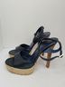Tory Burch Black Wedges Size 7 1/2 - photo 4