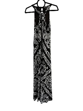 White House Black Market Floral Halter Maxi Dress Casual Dress (view 1)