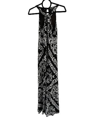 White House Black Market Floral Halter Maxi Dress Casual Dress (view 1)