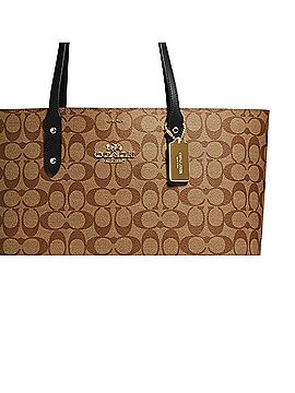 Coach Town Tote Leather Tote (view 2)