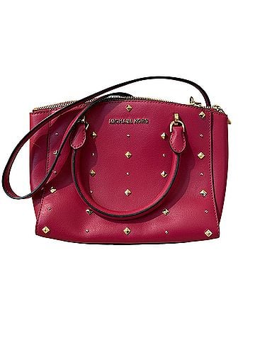 Michael Kors Ellis Leather Satchel (view 1)