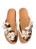 B.O.C White Tan Flip Flops Size 9 - photo 1