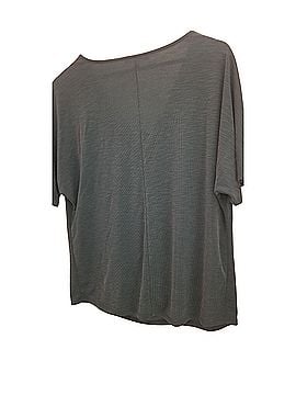 Green Envelope Short Sleeve Blouse (view 2)