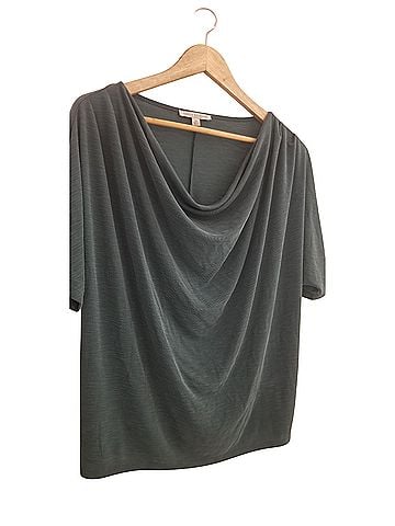 Green Envelope Short Sleeve Blouse (view 1)