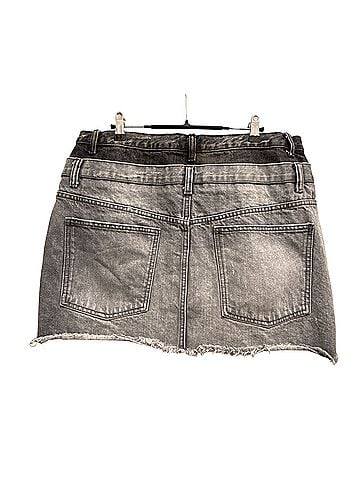 Zara Denim Skirt (view 2)