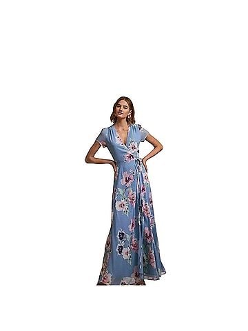 Yumi Kim Floral Wrap Maxi Dress Cocktail Dress (view 1)