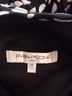 Evan Picone Floral Black White Cocktail Dress Size 10 - photo 3