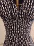Evan Picone Floral Black White Cocktail Dress Size 10 - photo 4