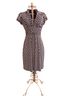 Evan Picone Floral Black White Cocktail Dress Size 10 - photo 1