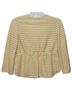 Odeeh Stripes Yellow White Jacket Size M - photo 3