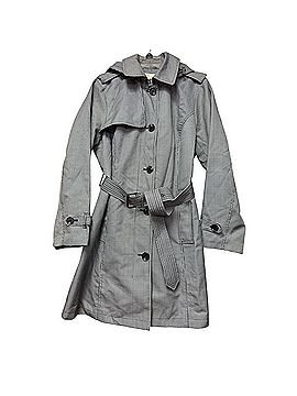 MICHAEL Michael Kors Houndstooth Trenchcoat (view 2)
