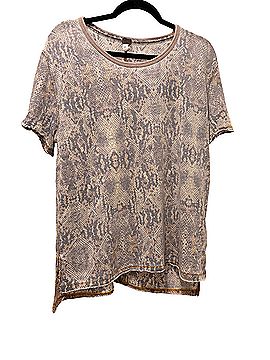 We the Free Tourist Snake Print Short Sleeve Top (view 1)