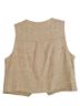 Love By Design 90% Rayon 10% Linen 100% Cotton Tan Vest Size M - photo 2