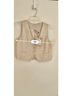 Love By Design 90% Rayon 10% Linen 100% Cotton Tan Vest Size M - photo 6