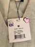 Love By Design 90% Rayon 10% Linen 100% Cotton Tan Vest Size M - photo 5