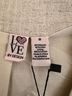 Love By Design 90% Rayon 10% Linen 100% Cotton Tan Vest Size M - photo 3