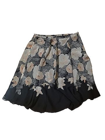 Linda Allard Ellen Tracy Silk Skirt (view 1)