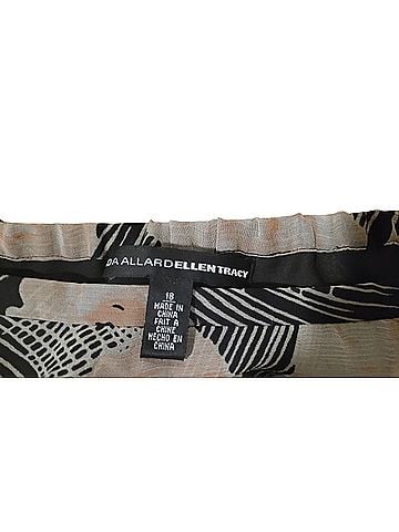 Linda Allard Ellen Tracy Silk Skirt (view 2)
