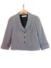 Tahari 100% Polyester Houndstooth Blue White Black Blazer Size 2 (petite) - photo 1