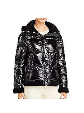 Calvin Klein Highshine Hooded Puffer Jacket Jacket (view 1)