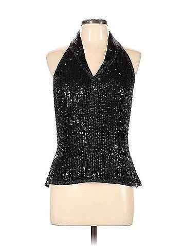 Papell Boutique Evening Papell Boutique Evening Sleeveless Silk Top (view 1)
