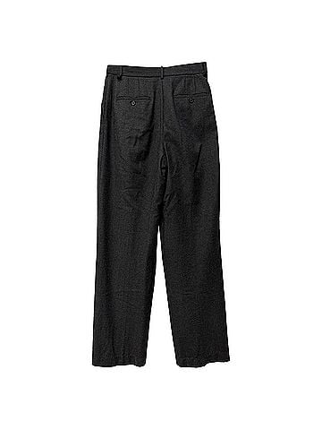 Theory Theory Wide-Leg Trousers in Dark Grey Wool (view 2)