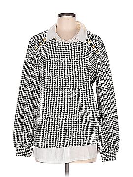 Karl Lagerfeld Paris Karl Lagerfeld Paris Long Sleeve Blouse (view 1)