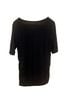 a:glow Black Short Sleeve Blouse Size L - photo 2