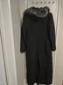 emerald 100% Wool Black Gray Coat Size S - photo 3