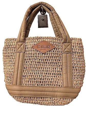 MZ Wallace Mini Raffia Tote Mz Wallace Satchel (view 1)