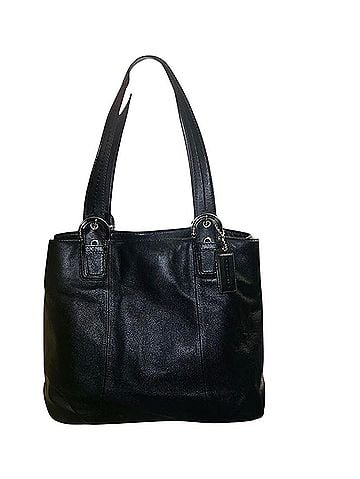 Coach Leather Tote (view 1)
