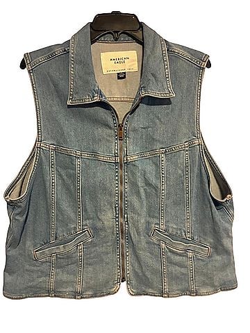 American Eagle Outfitters Denim Vest (view 1)