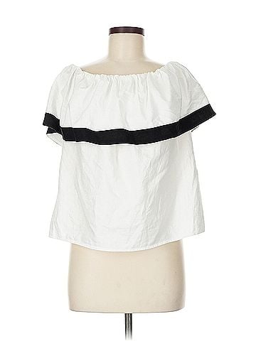 Ann Taylor LOFT Ann Taylor Loft Short Sleeve Blouse (view 1)