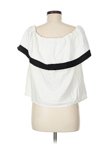 Ann Taylor LOFT Ann Taylor Loft Short Sleeve Blouse (view 2)