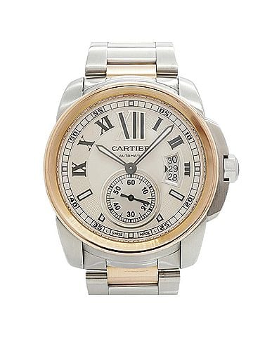 Cartier Cartier Calibre de W7100036 Silver Dial Men's Watch (view 1)