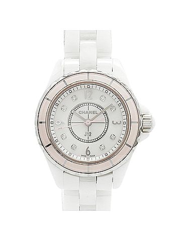 Chanel Chanel J12 8P Diamond H4466 White Dial Women's Watch (view 1)