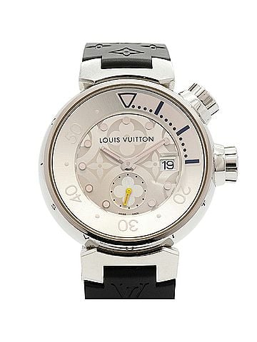 Louis Vuitton Louis Vuitton Tambour Diving Q131M Silver Dial Watch for Women (view 1)