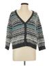 Lands' End Teal Lands' End Cardigan Size L - photo 1