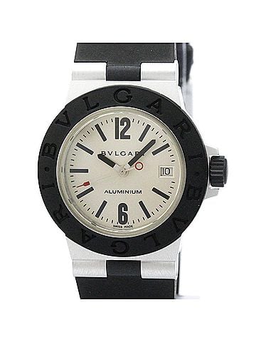 Bvlgari BVLGARI Aluminum Rubber Quartz Ladies Watch AL29A (view 1)