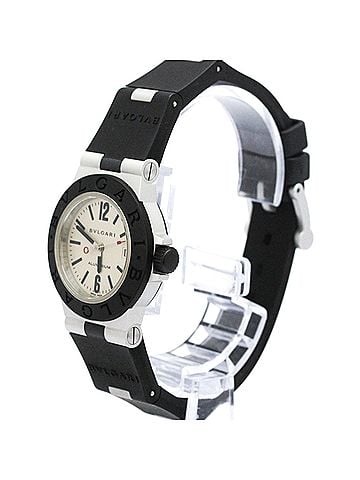Bvlgari BVLGARI Aluminum Rubber Quartz Ladies Watch AL29A (view 2)